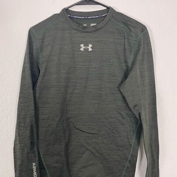 Under Armour Green Compression Long Sleeve Top - Picture 3 of 5